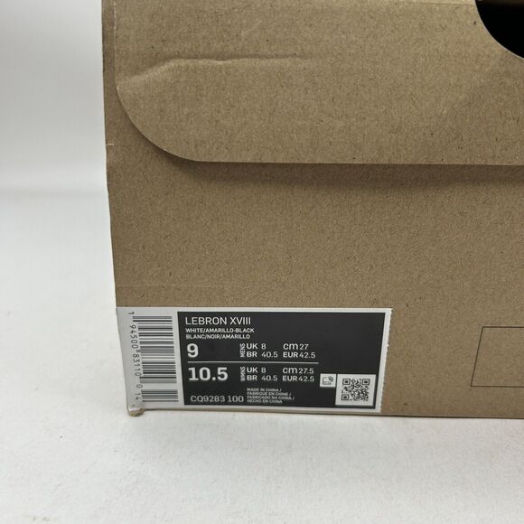 Nike Shoes LeBron 18 XVIII "Lakers Home" 2023 - Picture 5 of 5